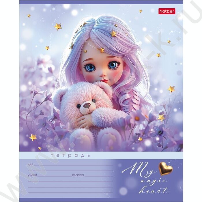 Тетрадь  12л клетка "Лилу" 5видов NEW | Фото 2