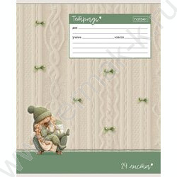 Тетрадь  24л клетка "Sweet time" тиснение/ ассорти NEW | Фото 2