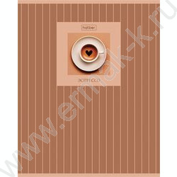 Тетрадь  48л линейка "Coffee line" /тиснение/ 5видов NEW | Фото 2