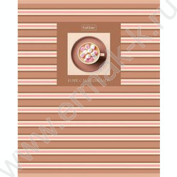 Тетрадь  48л линейка "Coffee line" /тиснение/ 5видов NEW | Фото 6