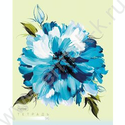 Тетрадь  96л клетка "Красочные лепестки" /тиснение/ 5видов NEW | Фото 4