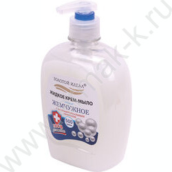 Мыло-крем жидкое "Жемчужное", с антибактериальным эффектом,  500мл с дозатором NEW | Фото 2