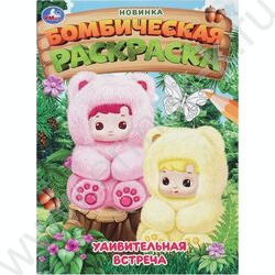 Раскраска А4 Бомбическая раскраска.Удивительная встреча NEW | Фото 1