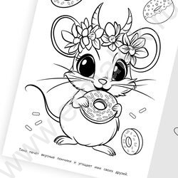 Раскраска А4 Зверята в стране чудес NEW | Фото 4