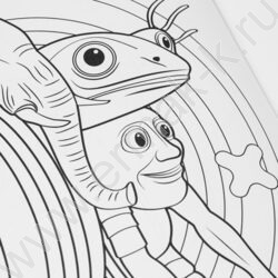 Раскраска А4 Выдуманный мир NEW | Фото 6