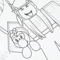 Раскраска А4 Мир новых героев NEW | Фото 6