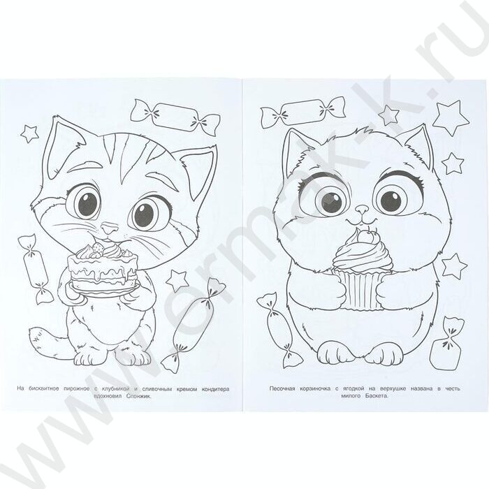 Раскраска А4 Котята-сластёны NEW | Фото 4