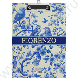 Клипборд А4 мат.ламин. с зажимом Blue birds NEW | Фото 1