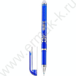 Ручка гелевая со стираемыми чернилами синяя 0,38мм Classic/тонированный синий корпус, с рисунком NEW | Фото 1