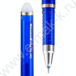 Ручка гелевая со стираемыми чернилами синяя 0,38мм Classic/тонированный синий корпус, с рисунком NEW | Фото 3