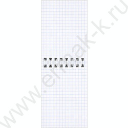 Блокнот  40л А7 спираль "Балерина с бантом" /УФ-лак сплошной/ NEW | Фото 4