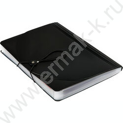 Папка на резинке д/хранения документов А4, 25 отделений /черный NEW | Фото 3