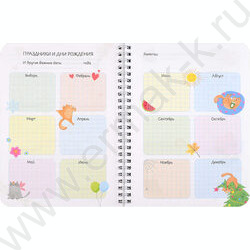 Личный дневник д/девочек А5 40л "Кот из коробки" спираль NEW | Фото 3