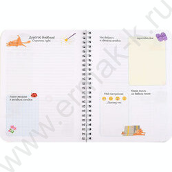 Личный дневник д/девочек А5 40л "Кот из коробки" спираль NEW | Фото 8