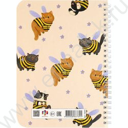 Личный дневник д/девочек А5 40л "Котопчелки" спираль NEW | Фото 9