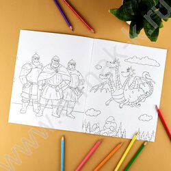 Раскраска 215*280 Сказочная раскраска.Любимые герои NEW | Фото 5