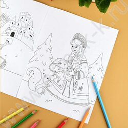 Раскраска 215*280 Сказочная раскраска.Любимые герои NEW | Фото 6