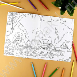 Раскраска 215*280 Сказочная раскраска.Волшебные герои NEW | Фото 6