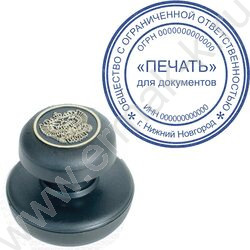 Штемпельная краска 30мл синяя NEW | Фото 7