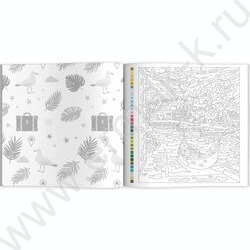 Раскраска 215*215 Картины по номерам.3-в-1 Путешествия NEW | Фото 2