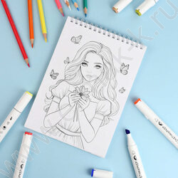 Раскраска 150*210 Скетч-раскраска.Классные девчонки NEW | Фото 7
