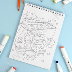 Раскраска 150*210 Скетч-раскраска.Классные девчонки NEW | Фото 9