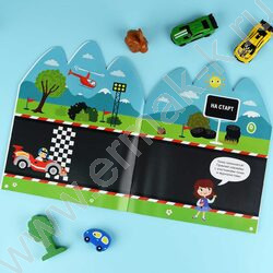 Книжка с наклейками Крутые гонки NEW | Фото 4