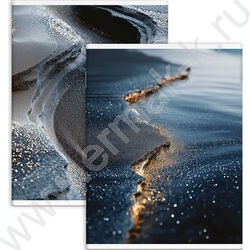 Тетрадь  80л А4 клетка/перевертыш "Мерцание" NEW | Фото 1