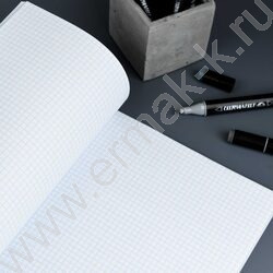 Тетрадь  80л А4 клетка/перевертыш "Пионы с золотом" NEW | Фото 9