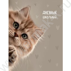 Дневник 1-11кл. "Забавный котик-4" NEW | Фото 1