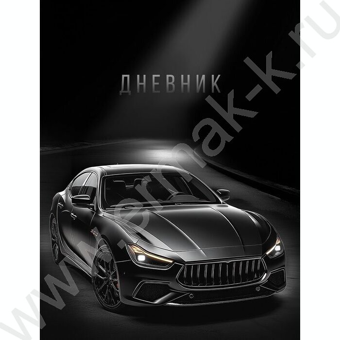 Дневник 1-11кл. "Черный автомобиль-13" NEW | Фото 1