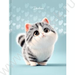 Дневник 1-4кл. /тв.обл./глянец "Милый котик-8" NEW | Фото 2