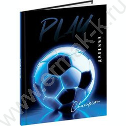 Дневник 1-4кл. /тв.обл./выб.лак "Футбольный мяч-27" NEW | Фото 1
