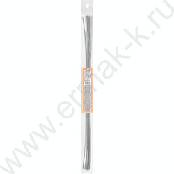 Проволока флористическая белая D0.55мм*40см 30шт, в бумажной оплётке NEW | Фото 3