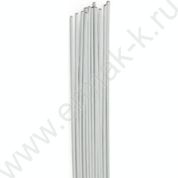 Проволока флористическая белая D1,2мм*40см 12шт, в пластиковой оплётке NEW | Фото 2