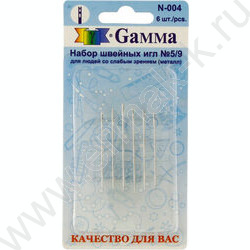 Иглы для шитья ручные"для слабовидящих" 6шт блистер NEW | Фото 4