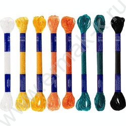 Нитки для вышивания мулине "Расписная шкатулка" 100%вискоза 8цв*8м NEW | Фото 1