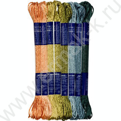 Нитки для вышивания мулине "Эпоха модерна" 100%вискоза 8цв*8м NEW | Фото 2