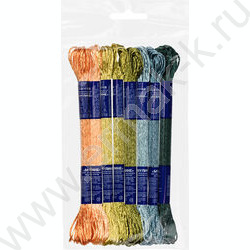 Нитки для вышивания мулине "Эпоха модерна" 100%вискоза 8цв*8м NEW | Фото 3