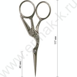Ножницы для рукоделия 117мм "Цапельки" блистер NEW | Фото 2