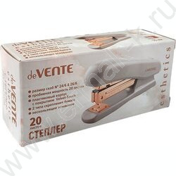 Степлер №24/6-26/6  20л пластик Esthetics /c покрытием Velvet Touch /лавандово-пепельный | Фото 2