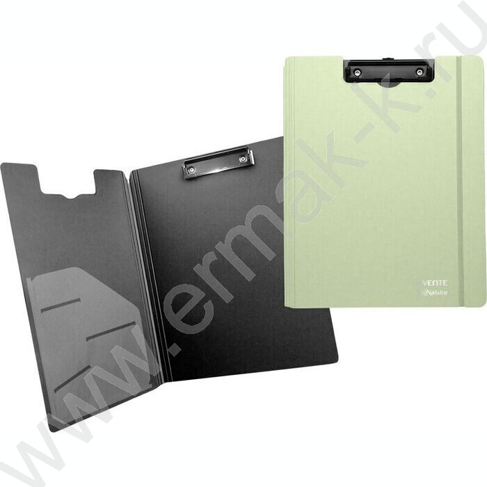 Клипборд А4 "Foam" /толщина 2 мм /фактура "песок" пенный уплотнитель, оливковый | Фото 2