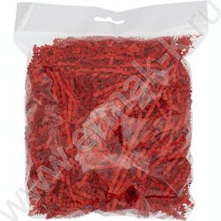 Бумажный наполнитель Кораллово-красный  50г ширина 3 мм NEW | Фото 2