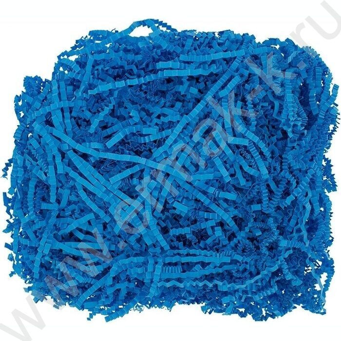 Бумажный наполнитель Синий  50г ширина 3 мм NEW | Фото 1