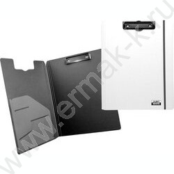 Клипборд А4 "JUST WHITE" /толщина 2 мм /фактура "песок" пенный уплотнитель, белый NEW | Фото 2