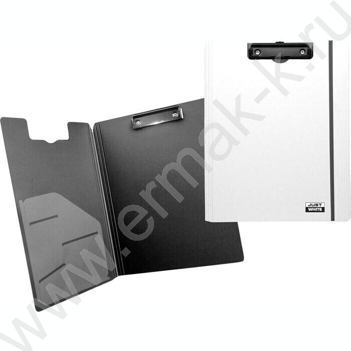 Клипборд А4 "JUST WHITE" /толщина 2 мм /фактура "песок" пенный уплотнитель, белый | Фото 2