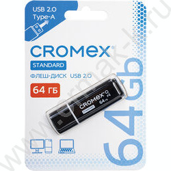 Съемный носитель информации 64GB USB Flash Drive <USB 2.0> черный "Standard" | Фото 3
