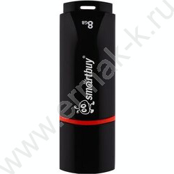 Съемный носитель информации  8GB USB Flash Drive <USB 2.0> черный "Crown" NEW | Фото 1