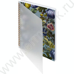 Книга д/записи кулинарных рецептов  60л А5 спираль "Инжир" NEW | Фото 2