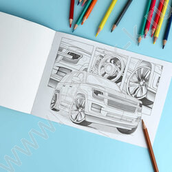 Раскраска 210*145 Крутые гонки.Внедорожники NEW | Фото 4